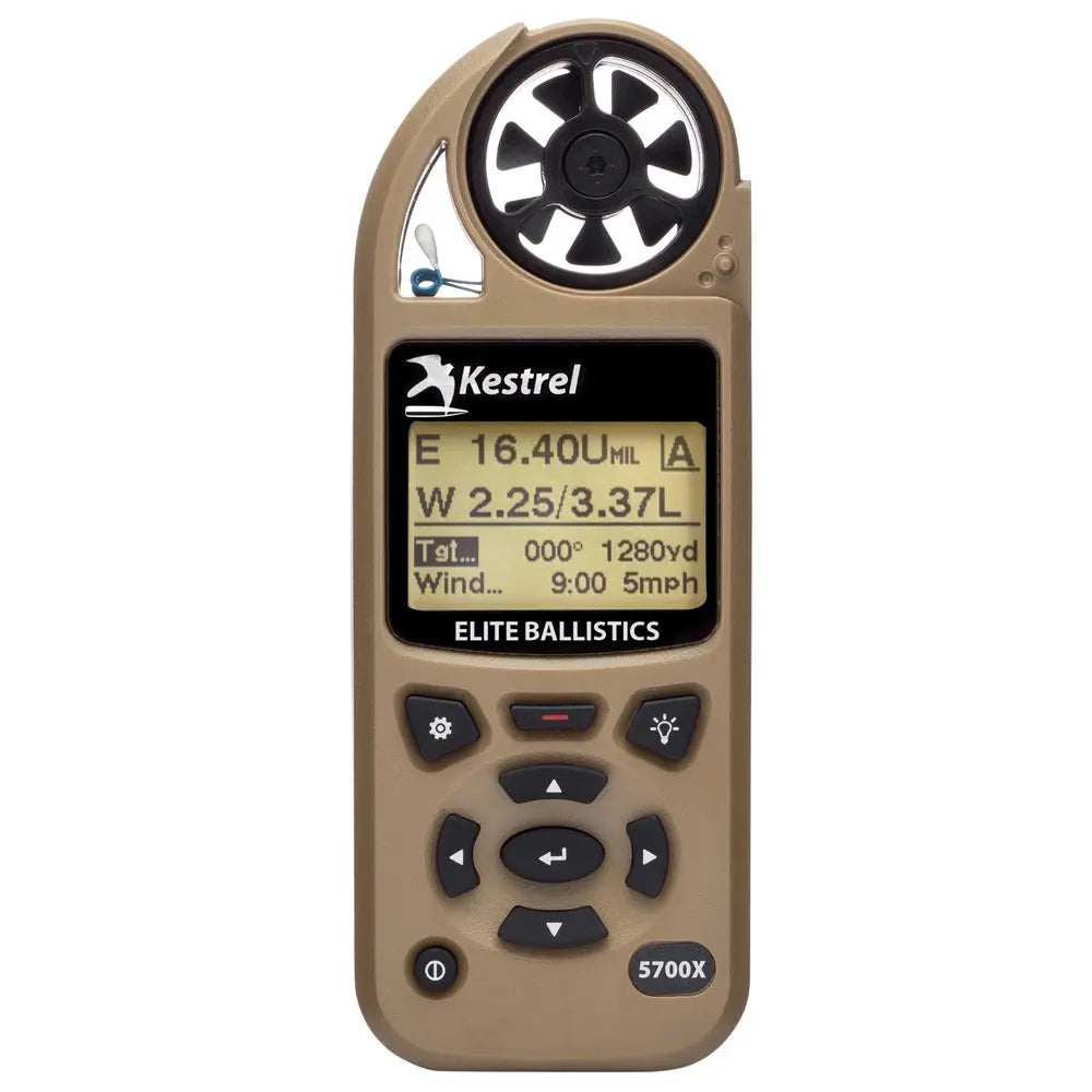 Kestrel 5700X Elite Wettermessgerät mit Applied Ballistics und LiNK