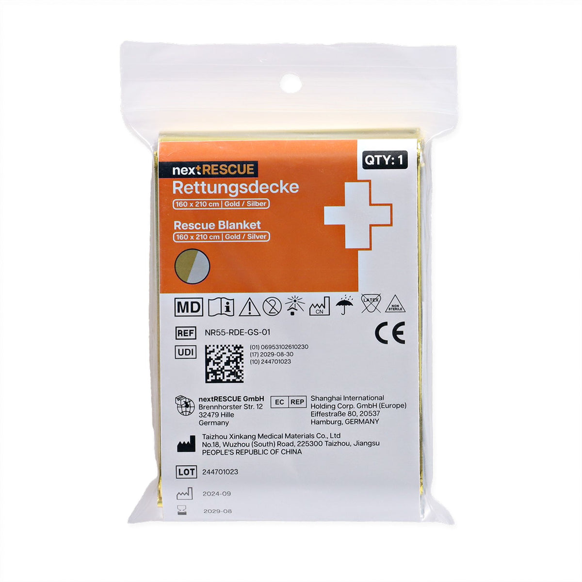 nextRESCUE® Couverture de sauvetage / Couverture de survie