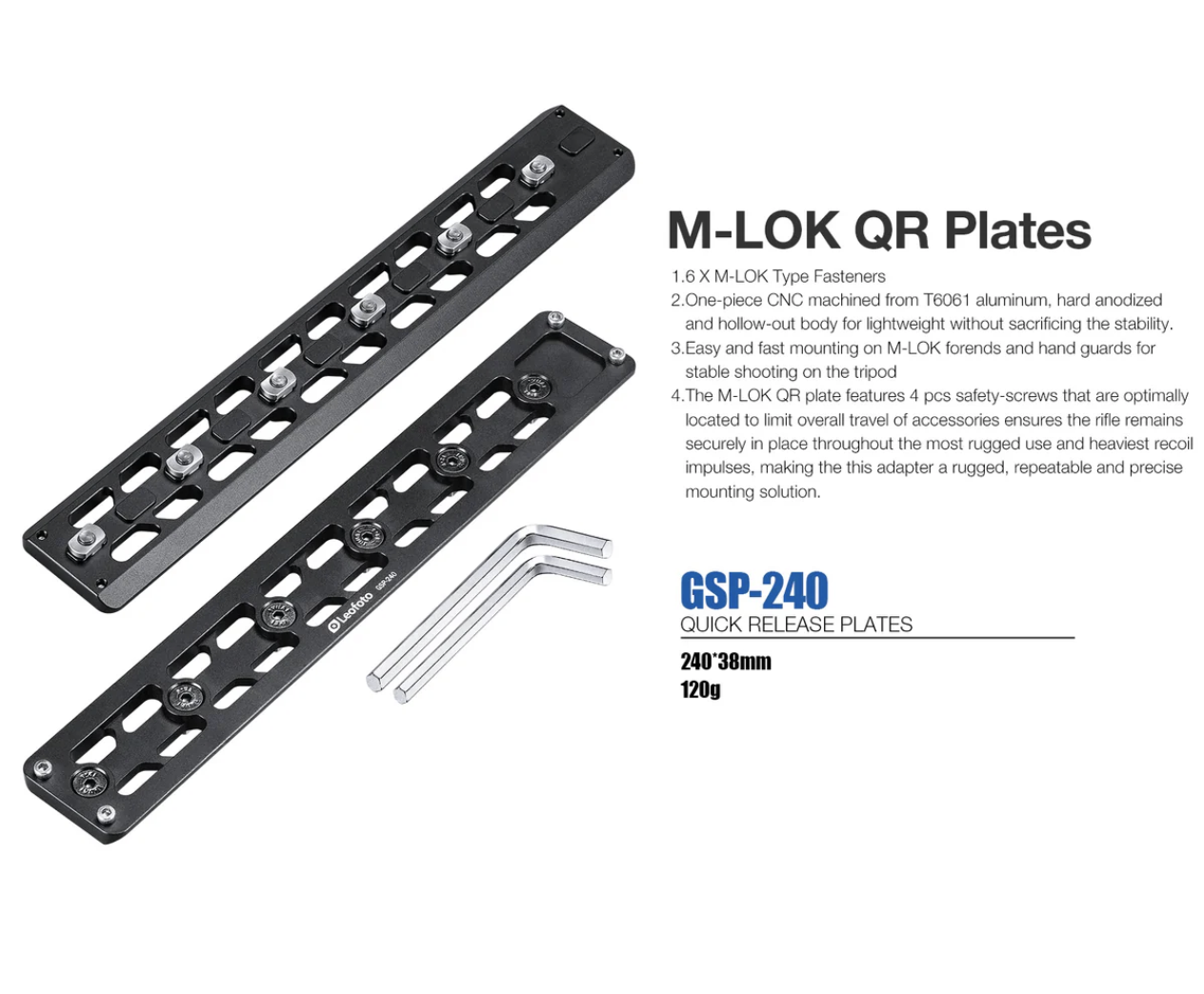 LEOFOTO ARCA SWISS rail - MLOK