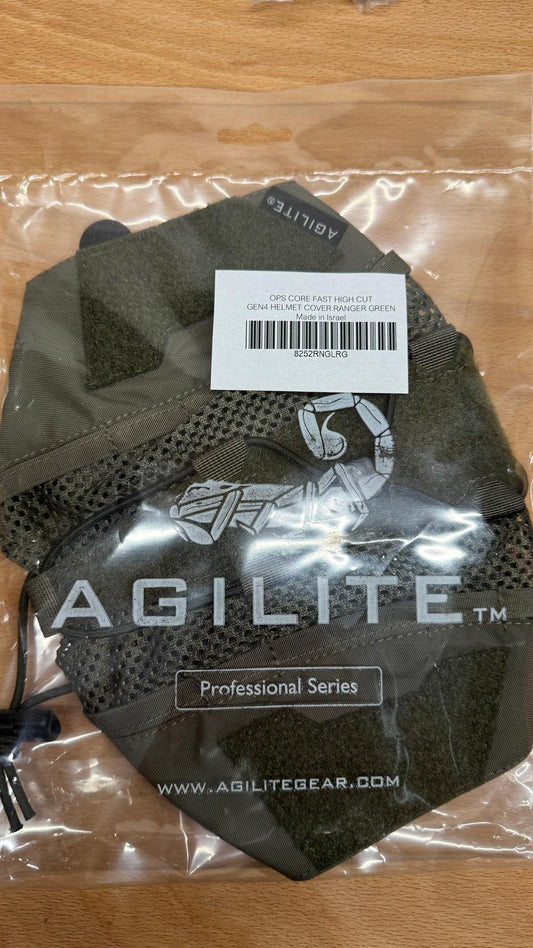 Agilite Ops-Core FAST ST/XP High Cut Helmet Cover-Gen4 Ranger Green (Grösse M/L)