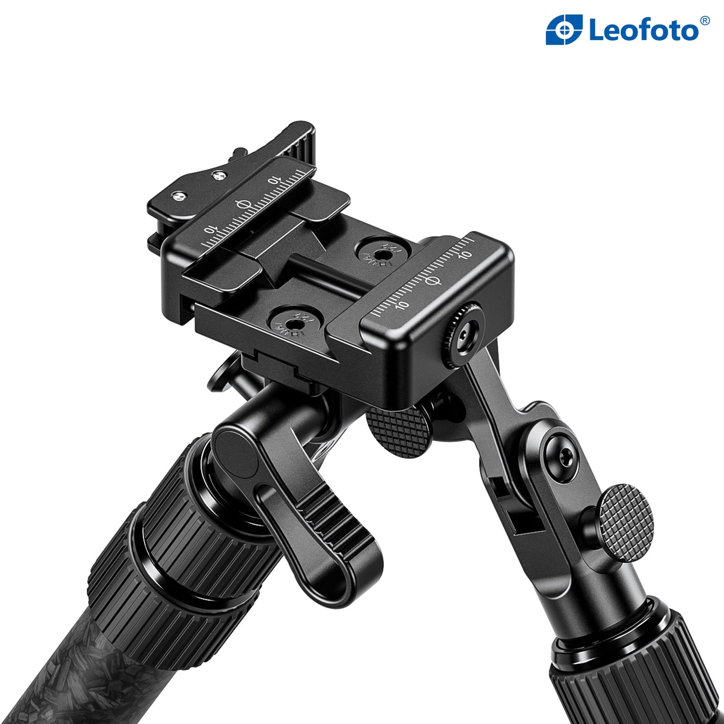 Leofoto BIP-B1（Crossed Pattern） Low- to Mid-Height Multi-Functional Hunting Bipod