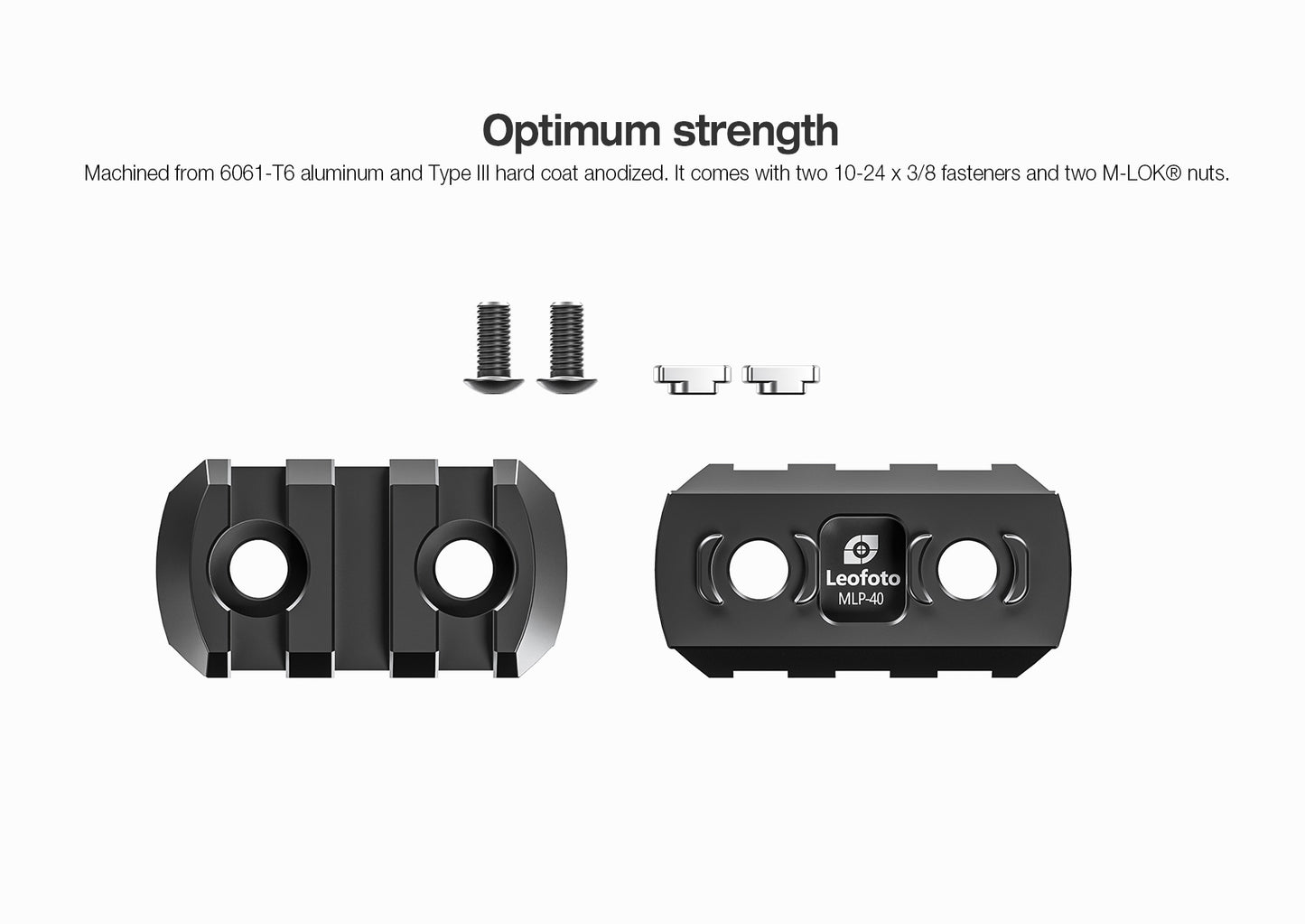 Leofoto Picatinny Rail M-LOK