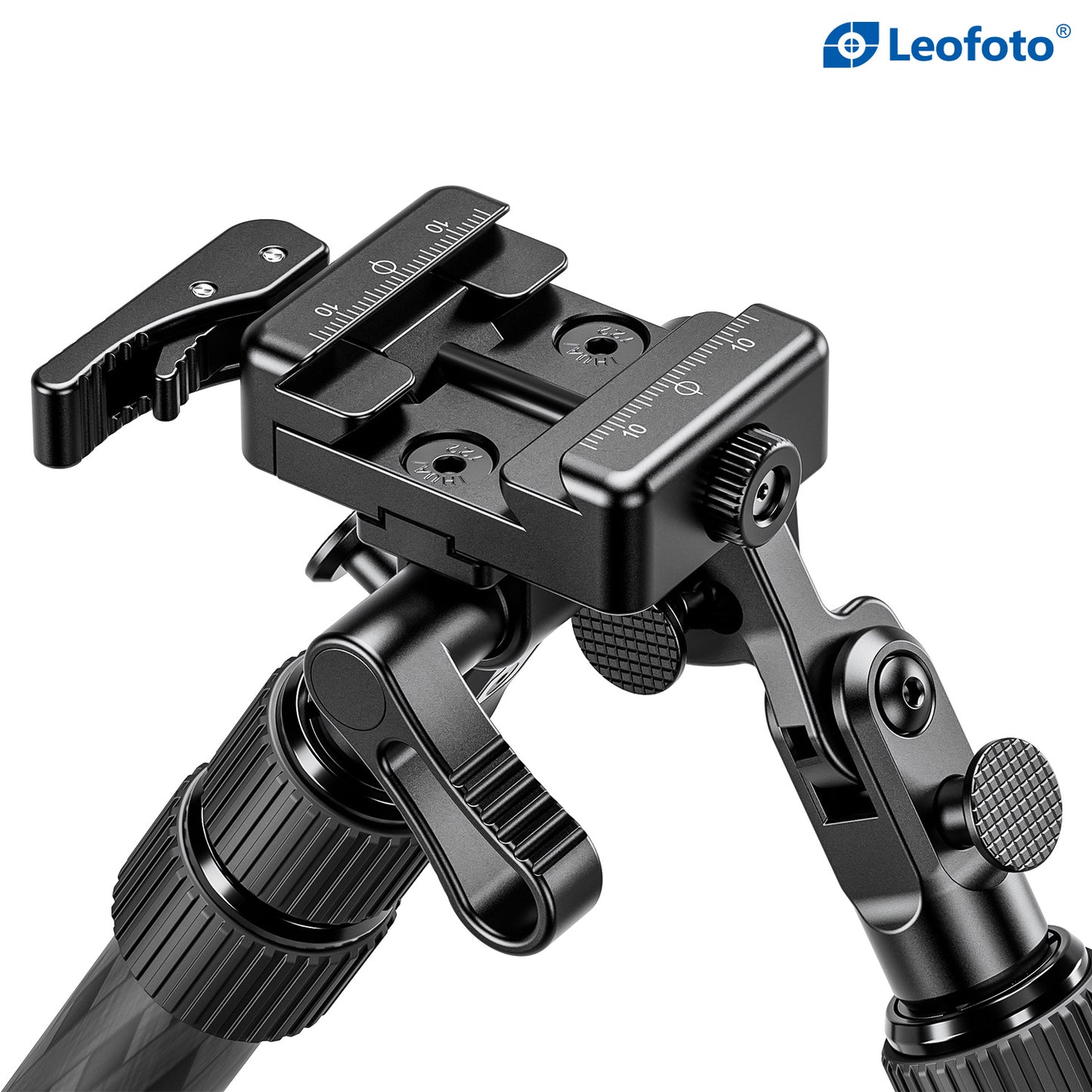 Leofoto BIP-B1（Crossed Pattern） Low- to Mid-Height Multi-Functional Hunting Bipod