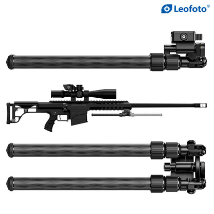 Leofoto BIP-B1（Crossed Pattern） Low- to Mid-Height Multi-Functional Hunting Bipod