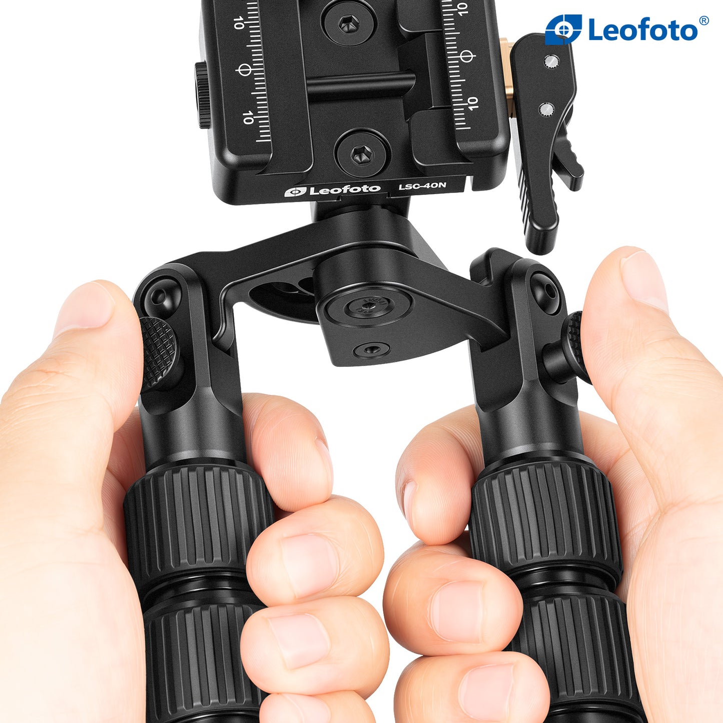 Leofoto BIP-B1（Crossed Pattern） Low- to Mid-Height Multi-Functional Hunting Bipod