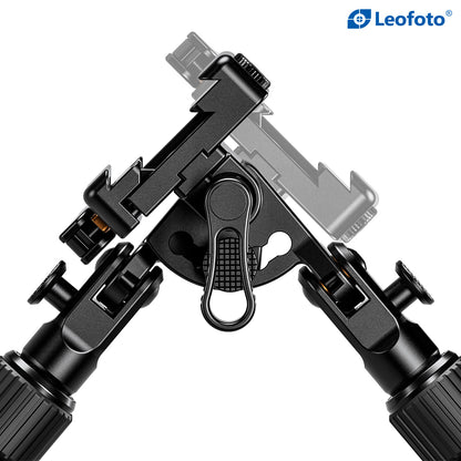 Leofoto BIP-B1（Crossed Pattern） Low- to Mid-Height Multi-Functional Hunting Bipod