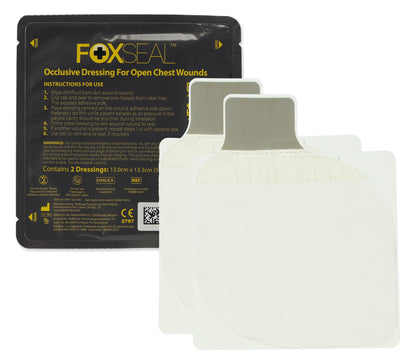 FoxSeal™ Chest Seal / Thorax Pflaster | Packung á 2 Stück