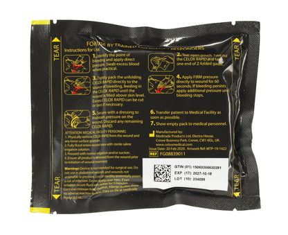 CELOX™ RAPID Gauze | Z-Fold | Hämostyptikum | Abmessung: 7,6 cm x 1,5 m