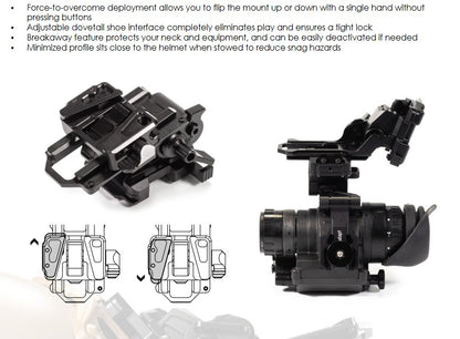 UDAPT - F25 Low Profile Helmet Mount