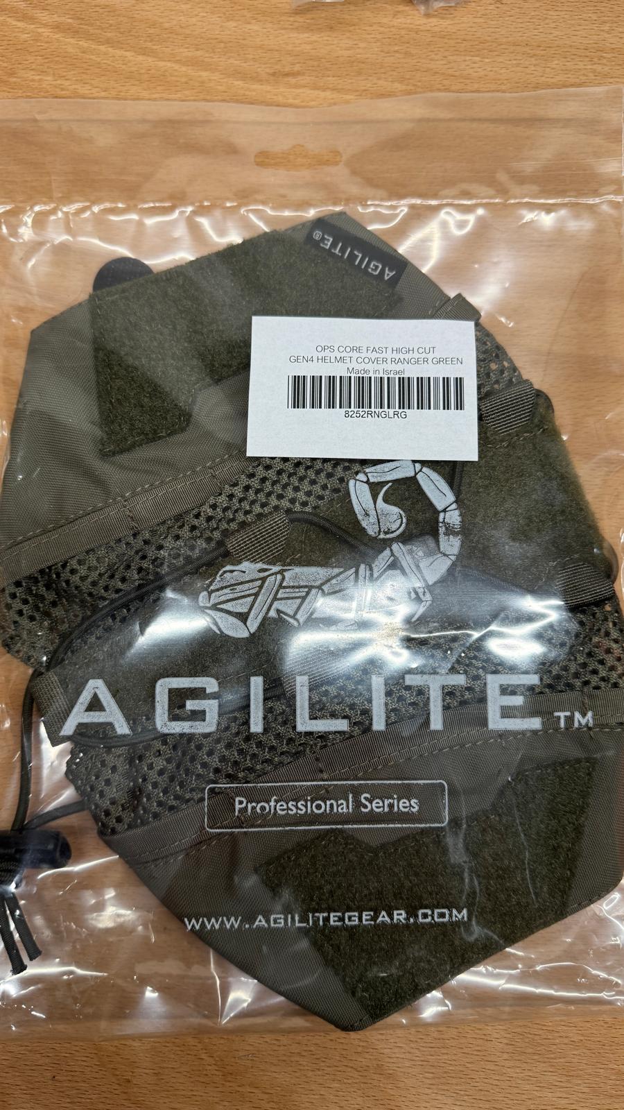 Agilite Ops-Core FAST ST/XP High Cut Helmet Cover-Gen4 Ranger Green (Grösse M/L)